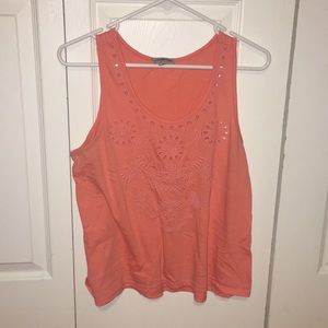 Coral Charlotte Russe Tank Top
